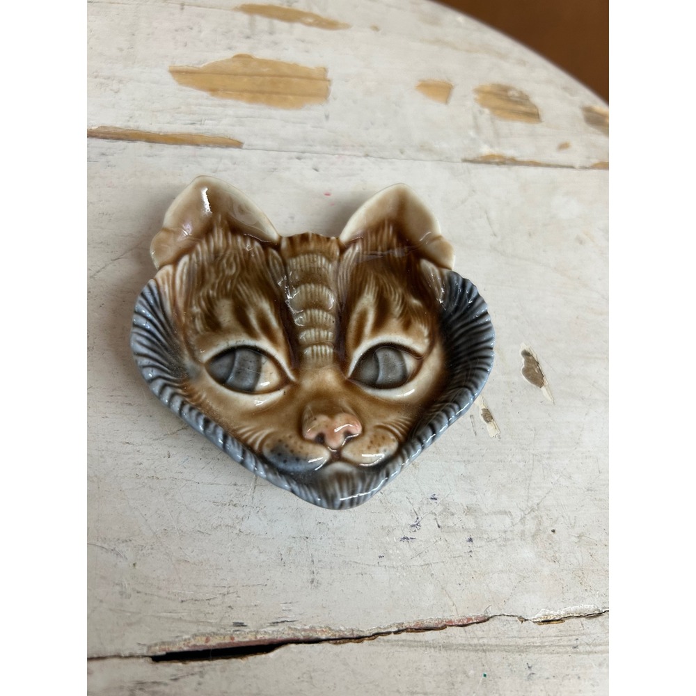 1970s Wade Porcelain Kitty Cat Tea Caddy